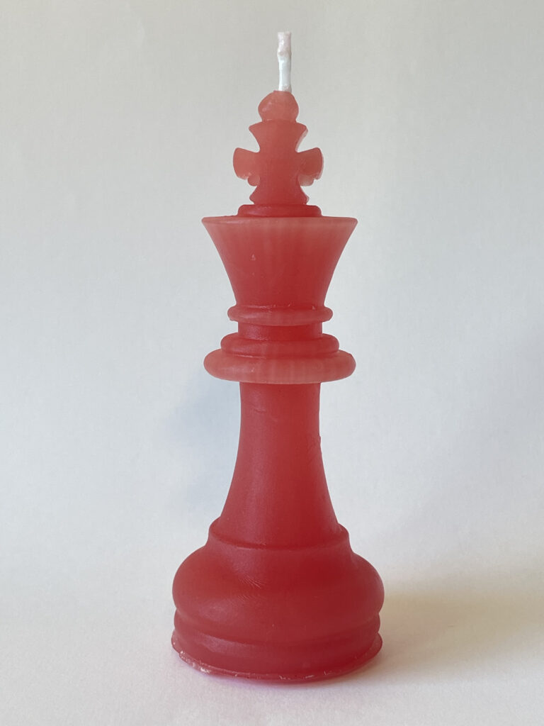 Kerze Schachfigur König