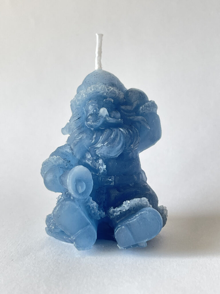 Kerze Weihnachtsmann