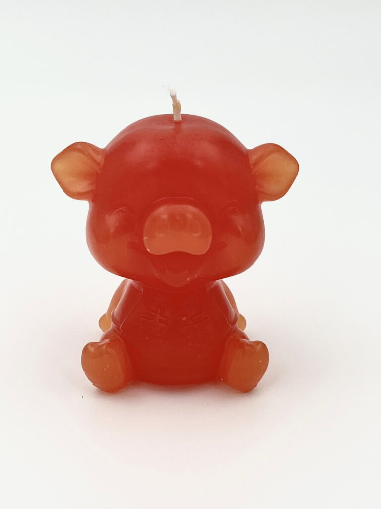 Kerze Schweinchen