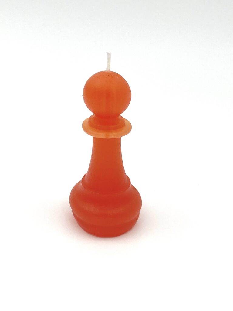 Kerze Schachfigur Bauer